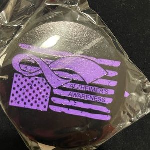 NWT Beautiful Alzheimer’s Awareness Dangling Earrings